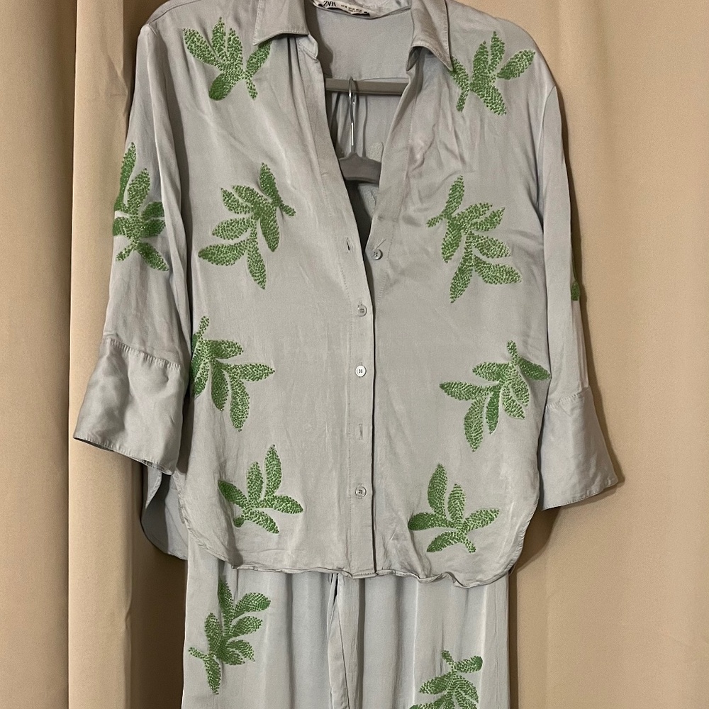 Set Zara embroidered